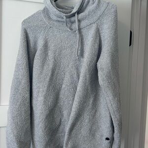 GAIAM Women’s Light Gray Cowlneck Sweater